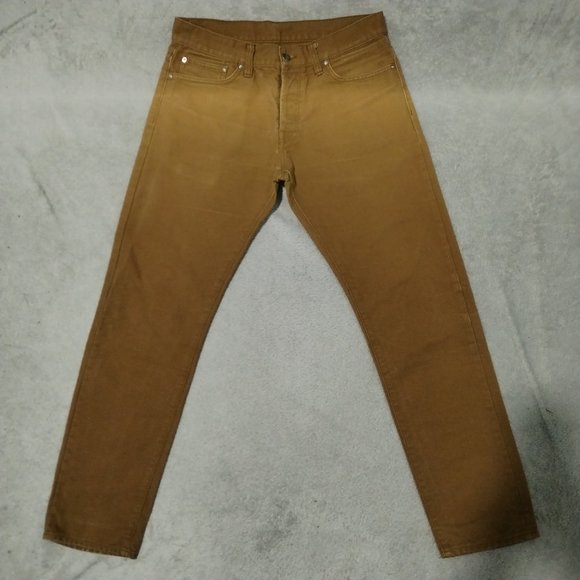 Carhartt WIP Other - Carhartt WIP Jeans Men 33x32 (34x31) Tan Brown Klondike XXV 25 Years Anniversary